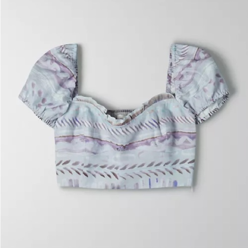 Aritzia Wilfred Wander Blouse Silver Sage/ Gull Grey
2XS like new